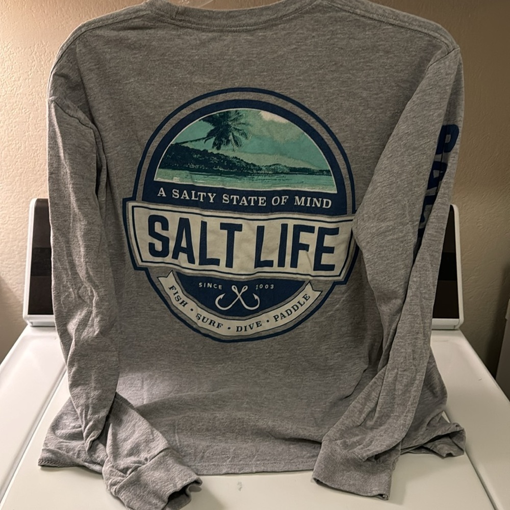 Salt life t shirt - Picture 2 of 2